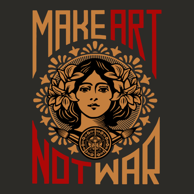 Make Art Not War Symbol Heavy Core Tee by FloraArt | Teevron