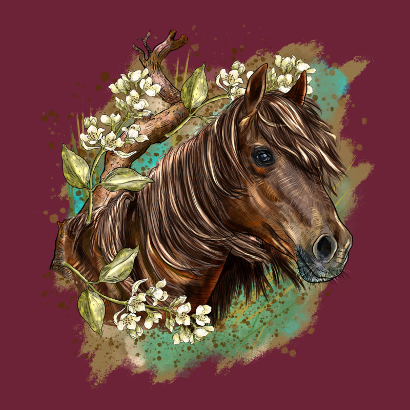 Missouri Horse Floral Background Long Sleeve Tee by LillyAllenDesigns | Teevron