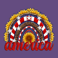 America Sunflower Rainbow Vintage Hoodie | Teevron