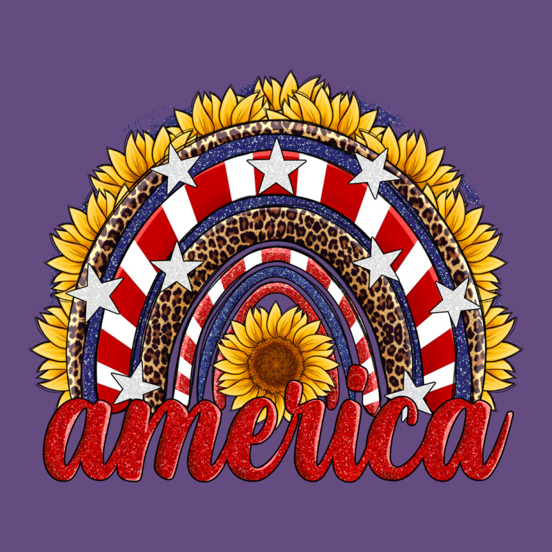 America Sunflower Rainbow Vintage Hoodie by Artiststas | Teevron