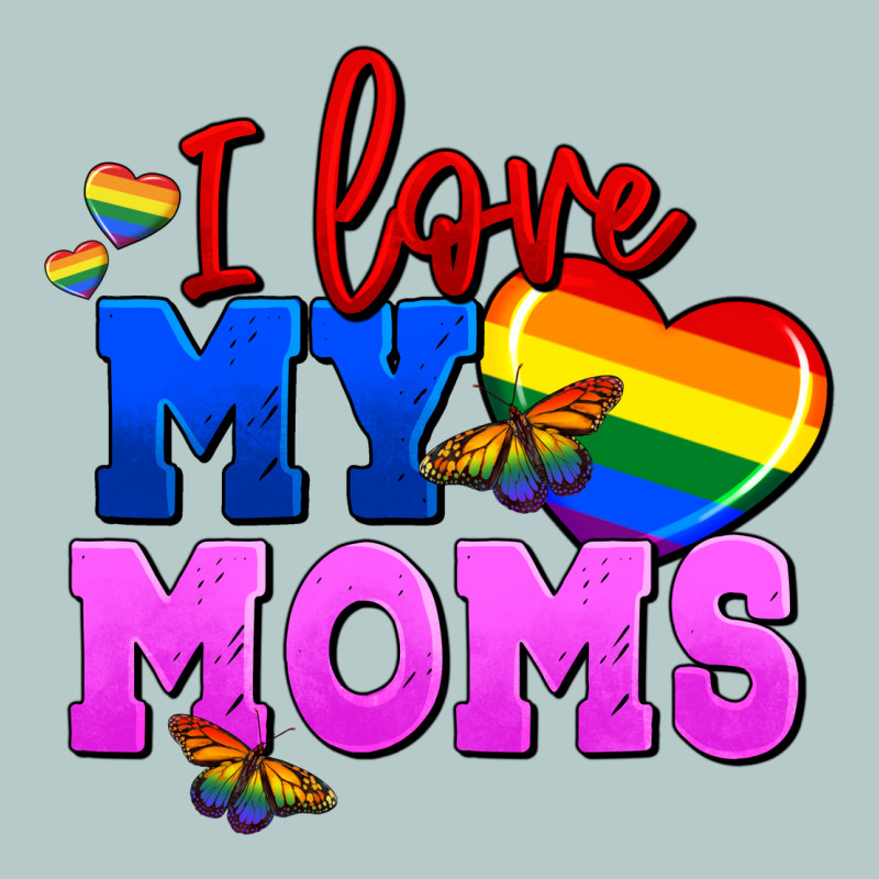 I Love My Moms Heavy Core Tee by FaDigitalArtStudio | Teevron