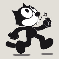 Felix The Cat Whistling Heavy Core Tee | Teevron