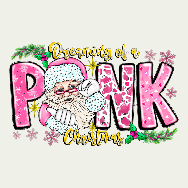 Dreaming Of A Pink Christmas Urban Heavy Tee by CowhideDigitalArt | Teevron