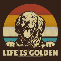 Golden Retriever Dog Life Is Golden Retro Vintage Heavy Core Tee | Teevron