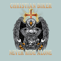 Jesus Christian Biker Never Ride Alone Heavy Core Tee | Teevron