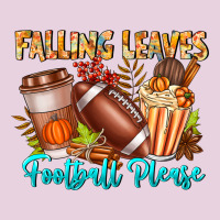 Falling Leaves Football Please Ladies Tee | Teevron