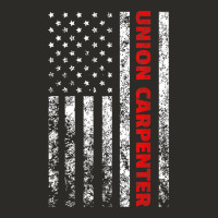 Union Carpenter With A Vintage American Flag For Fans Heavy Core Tee | Teevron