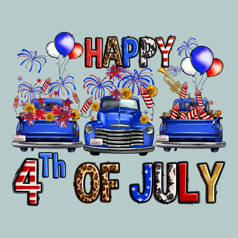 Western Truck Hello Fourth Of July America Heavy Core Tee by FaDigitalArtStudio | Teevron