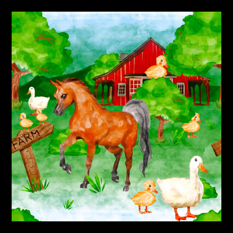 Farm Life Seamless Pattern Premium Tee by FaDigitalArtStudio | Teevron