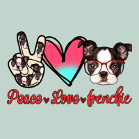 Peace Love Frenchie Zipper Hoodie | Teevron