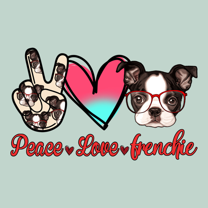 Peace Love Frenchie Zipper Hoodie by Jasminsmagicworld | Teevron