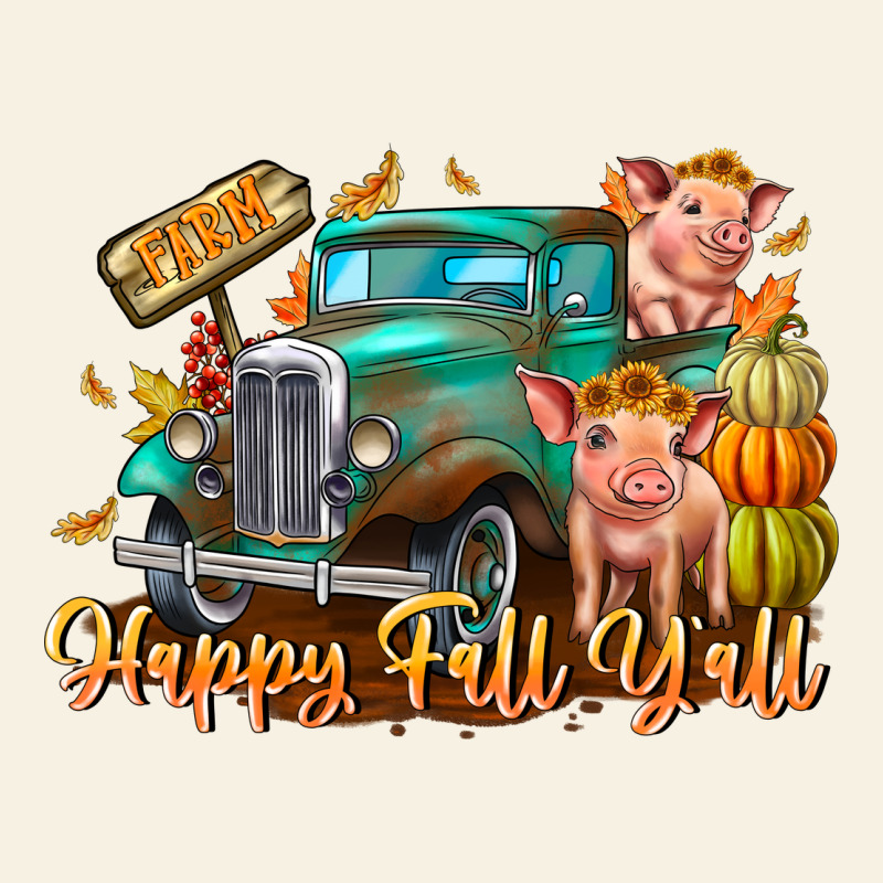 Farm Happy Fall Y'all Vintage Tee by CowhideDigitalArt | Teevron