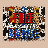 Land Of The Free Home Of The Brave Brushstroke Urban Heavy Tee | Teevron