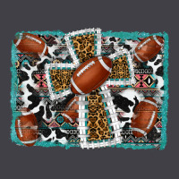 Football Cross Aztec Leopard Background Heavyweight Hoodie | Teevron