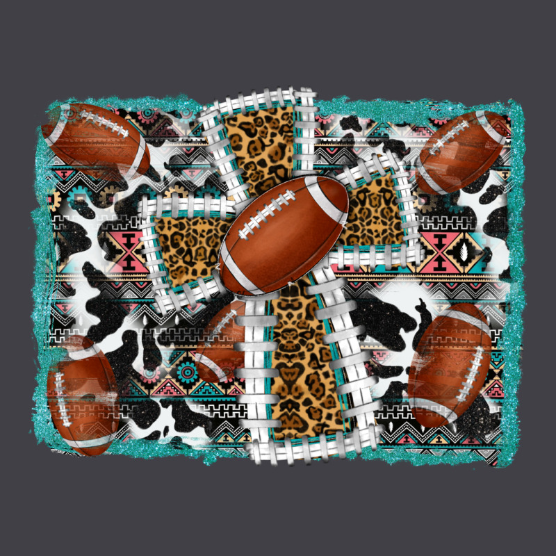 Football Cross Aztec Leopard Background Heavyweight Hoodie by RanaPortraitStore | Teevron