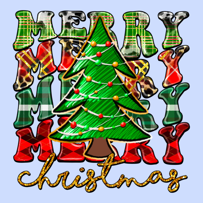 Merry Christmas Tree Urban Heavy Tee by CowhideDigitalArt | Teevron