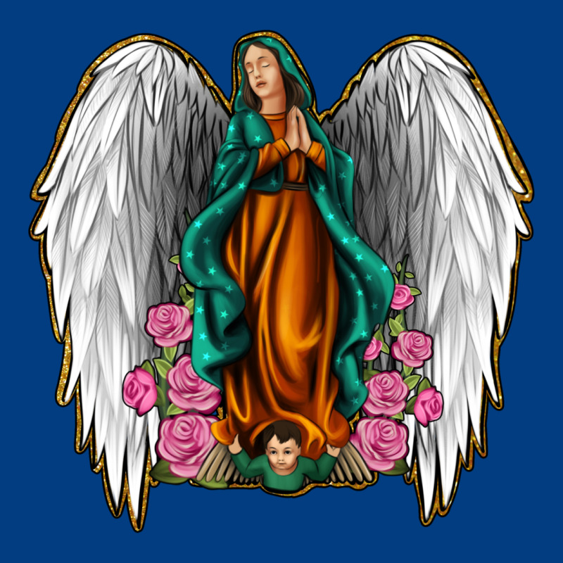 Angel Wing Lady Of Guadalupe Premium Sweatshirt by Jasminsmagicworld | Teevron
