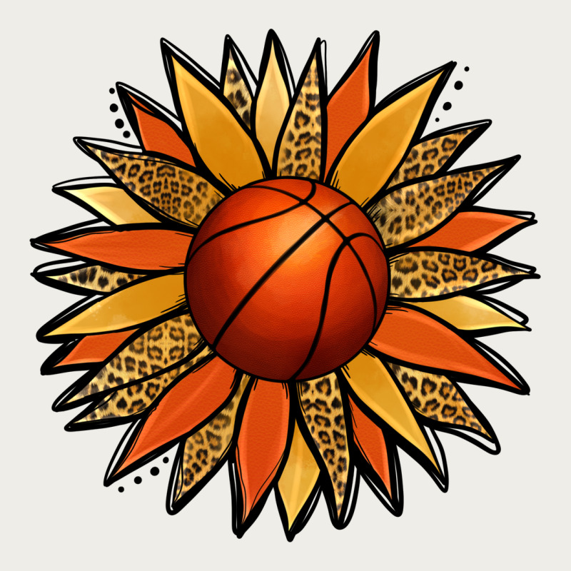 Basketball Sunflower Zipper Hoodie by Jasminsmagicworld | Teevron