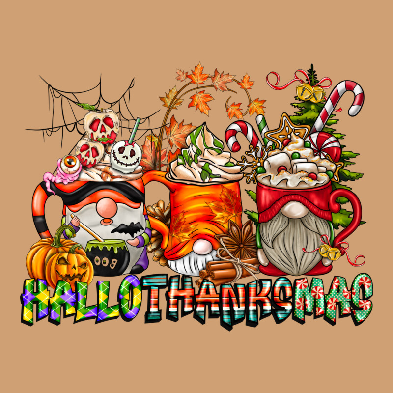 Hallothanksmas Gnome Coffee Cups Vintage Tee by CowhideDigitalArt | Teevron