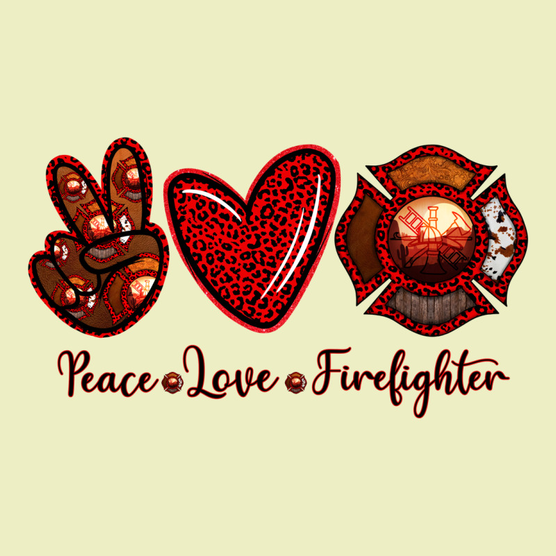 Peace Love Firefighter Urban Hoodie by RanaPortraitStore | Teevron