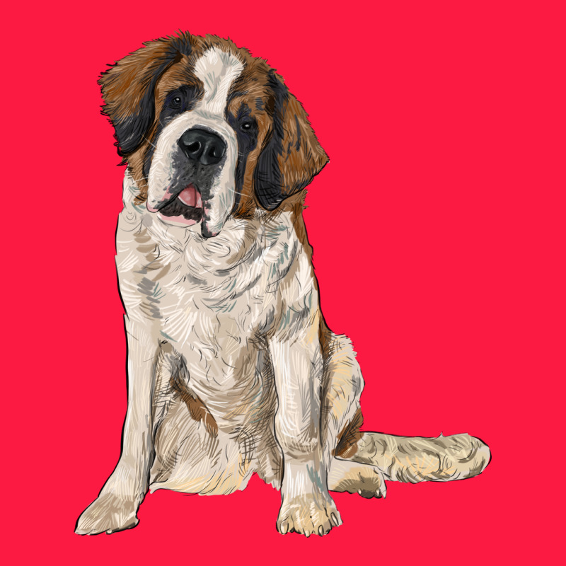 Saint Bernard Zipper Hoodie by RanaPortraitStore | Teevron