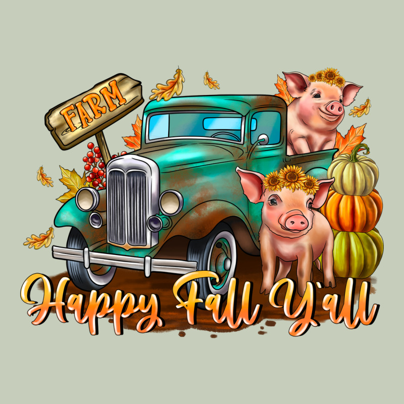 Farm Happy Fall Y'all Ladies Tee by CowhideDigitalArt | Teevron