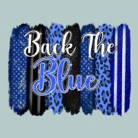 Back The Blue Brushstrokes Heavy Core Tee | Teevron