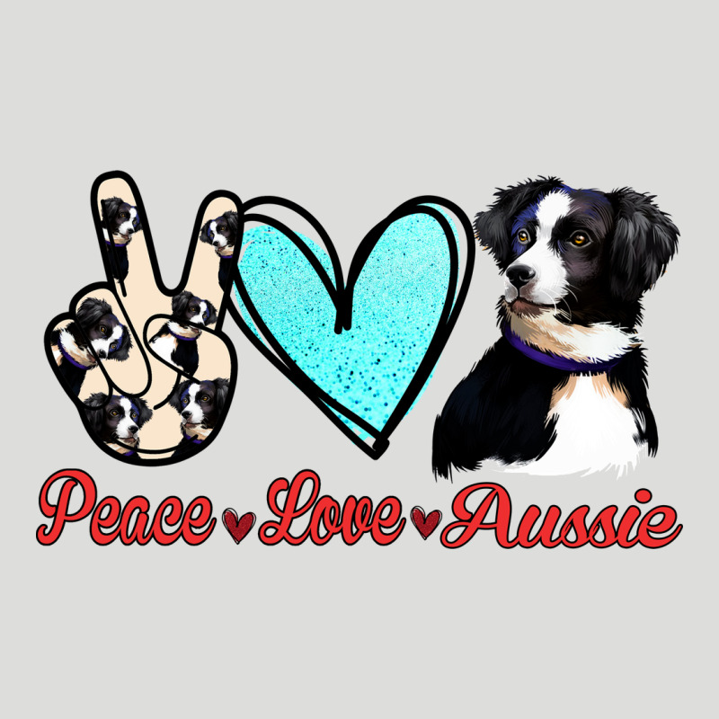 Peace Love Aussie Zipper Hoodie by Jasminsmagicworld | Teevron