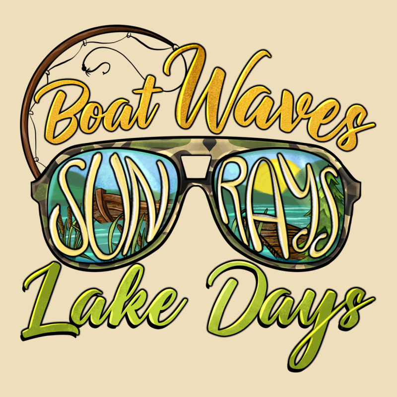 Boat Waves Sun Rays Lake Days Premium Hoodie by BarkalooDesign | Teevron