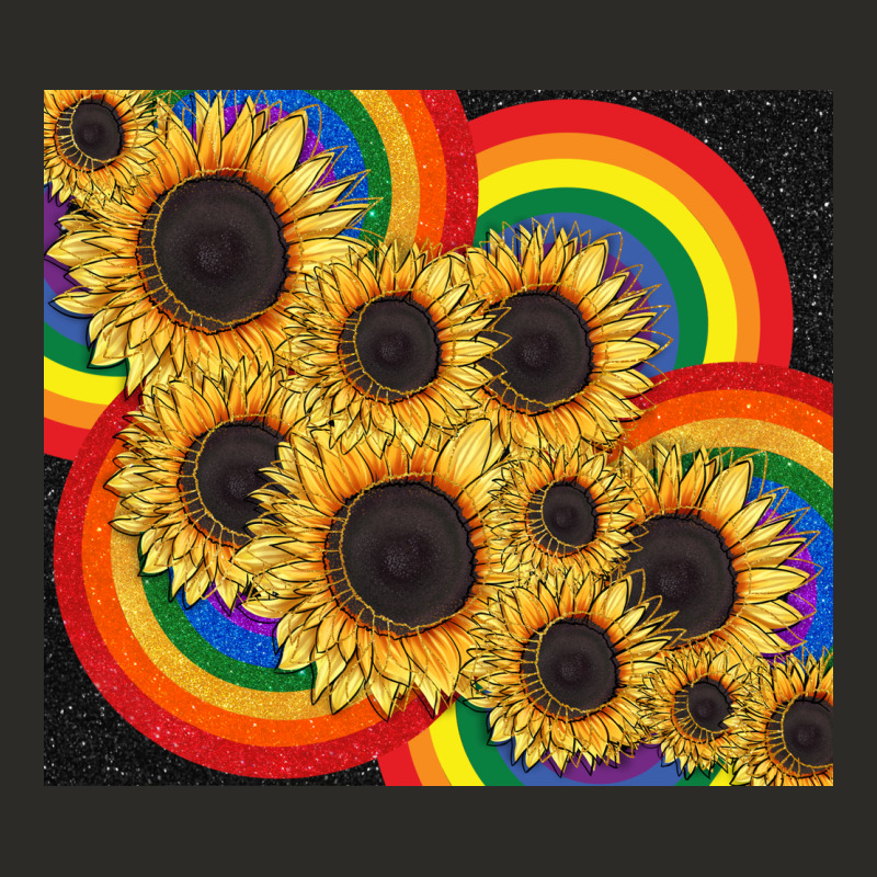 Pride Sunflower Tumbler Heavy Core Tee by FaDigitalArtStudio | Teevron