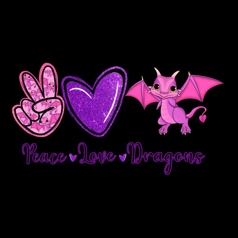Peace Love Dragons Urban Hoodie by RanaPortraitStore | Teevron