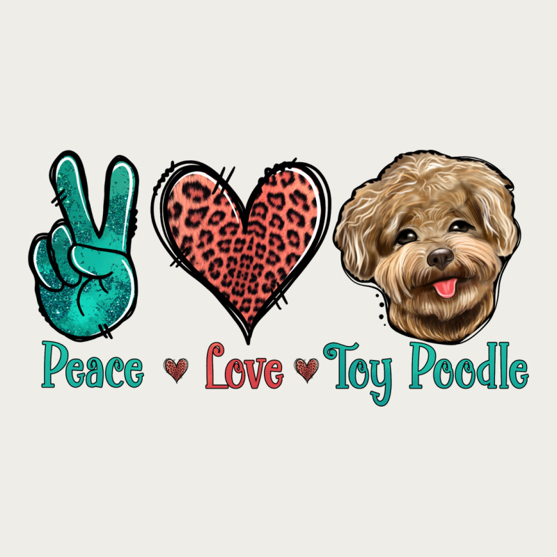Peace Love Toy Poodle Zipper Hoodie by Jasminsmagicworld | Teevron