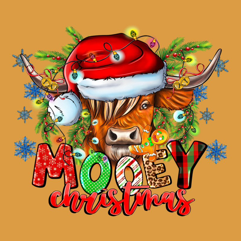 Mooey Christmas Urban Heavy Tee by CowhideDigitalArt | Teevron