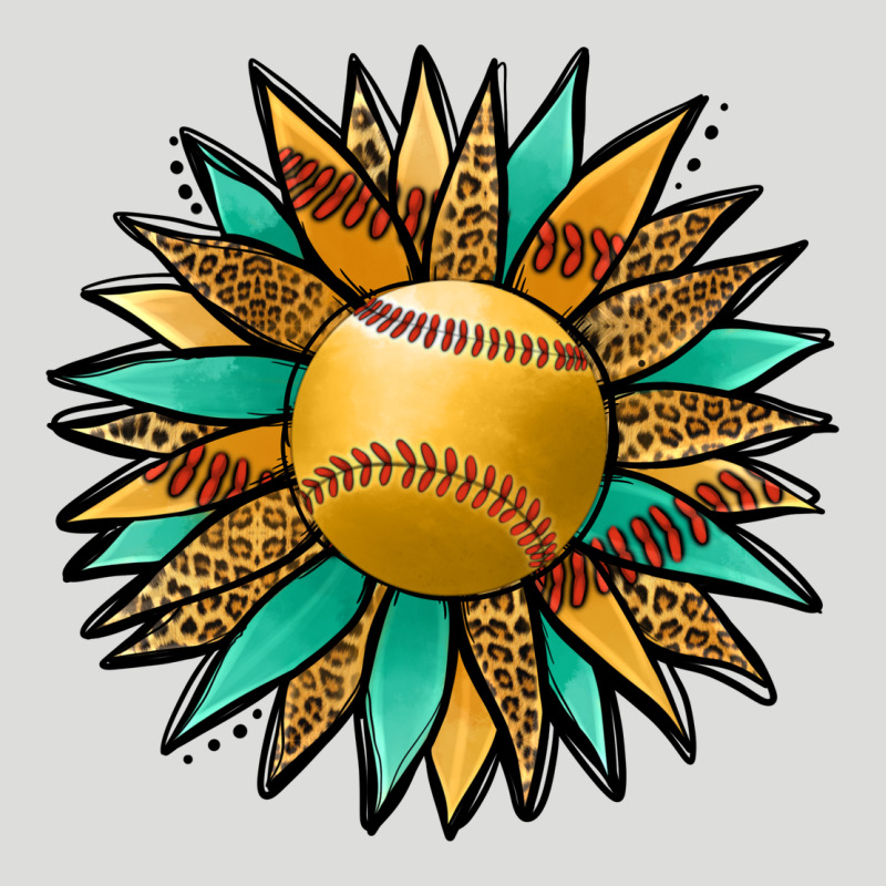 Softball Sunflower Zipper Hoodie by Jasminsmagicworld | Teevron
