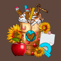 Teacher Cold Drink Frappe With Sunflowers Classic Tee | Teevron
