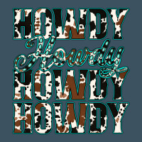 Howdy Cowhide Turquoise Urban Heavy Tee | Teevron
