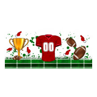 trophy cup american football uniform libbey glass | Teevron