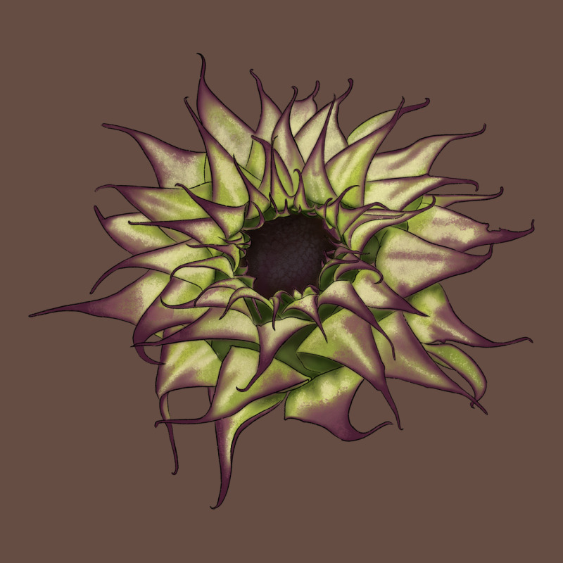 Sun   Fill Purple Sunflower Long Sleeve Tee by LillyAllenDesigns | Teevron