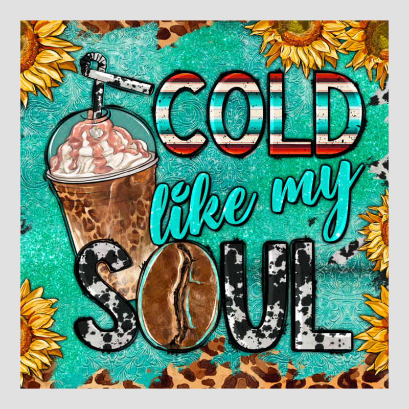 Cold Like My Soul  Mug Coaster Premium Hoodie by BarkalooDesign | Teevron