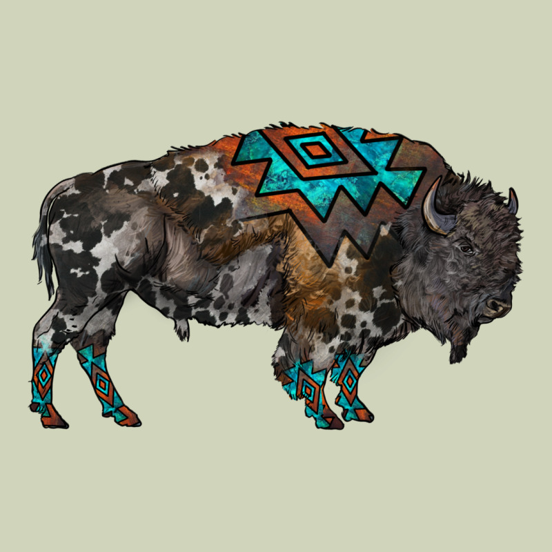 Cowhide Bison Heavyweight Hoodie by RanaPortraitStore | Teevron