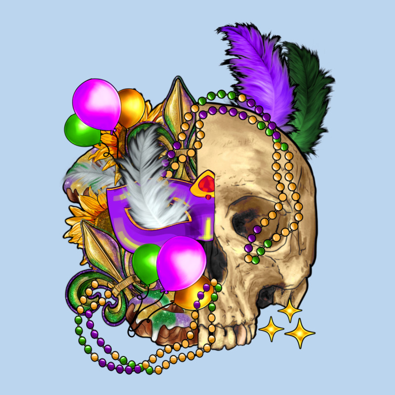 Mardi Gras Skull Classic Tee by FaDigitalArtStudio | Teevron