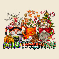 Hallothanksmas Gnome Coffee Cups Ladies Tee | Teevron