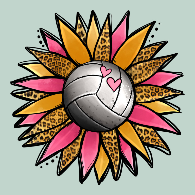 Volleyball Sunflower Zipper Hoodie by Jasminsmagicworld | Teevron