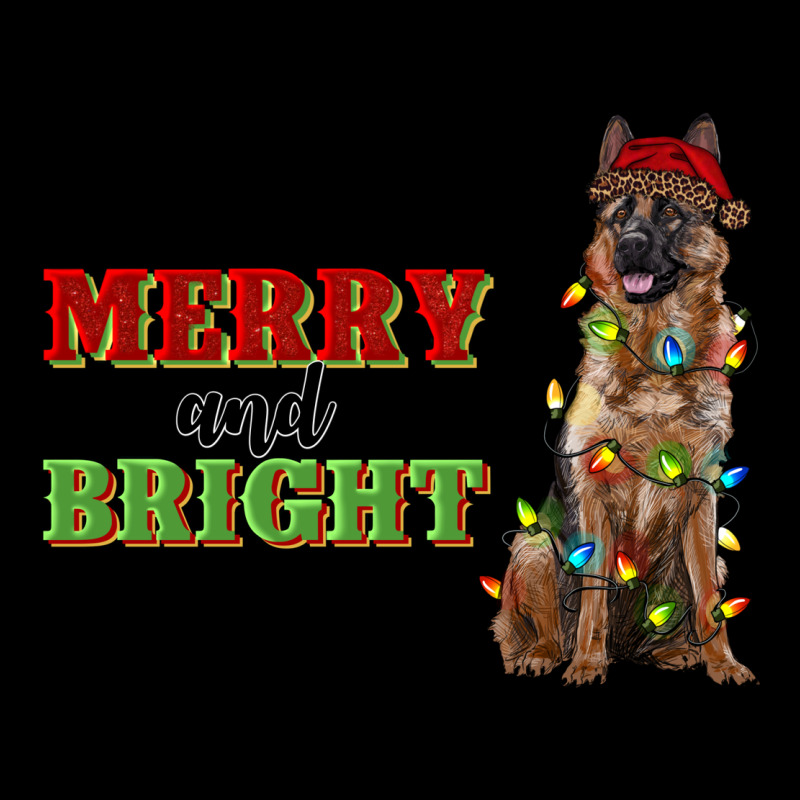 Merry And Bright German Shepherd Urban Heavy Tee by RanaPortraitStore | Teevron