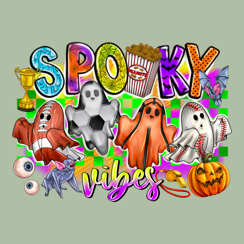 Spooky Vibes Ghost Urban Heavy Tee by CowhideDigitalArt | Teevron