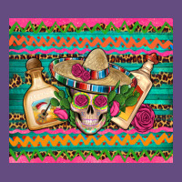 Mexican Tequila Skull Roses Cactus Sombrero Vintage Hoodie | Teevron