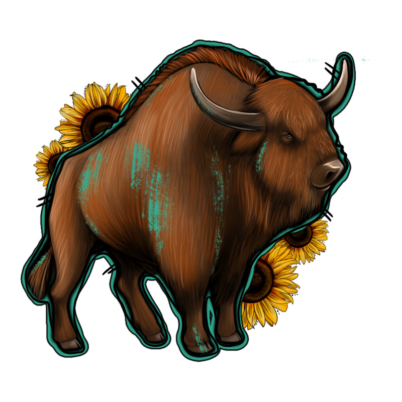 Western  Bison Premium Sweatshirt by Jasminsmagicworld | Teevron