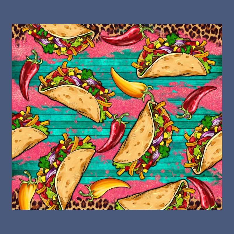 Mexican Taco Paper Glitter Leopard Wooden Vintage Hoodie by Artiststas | Teevron