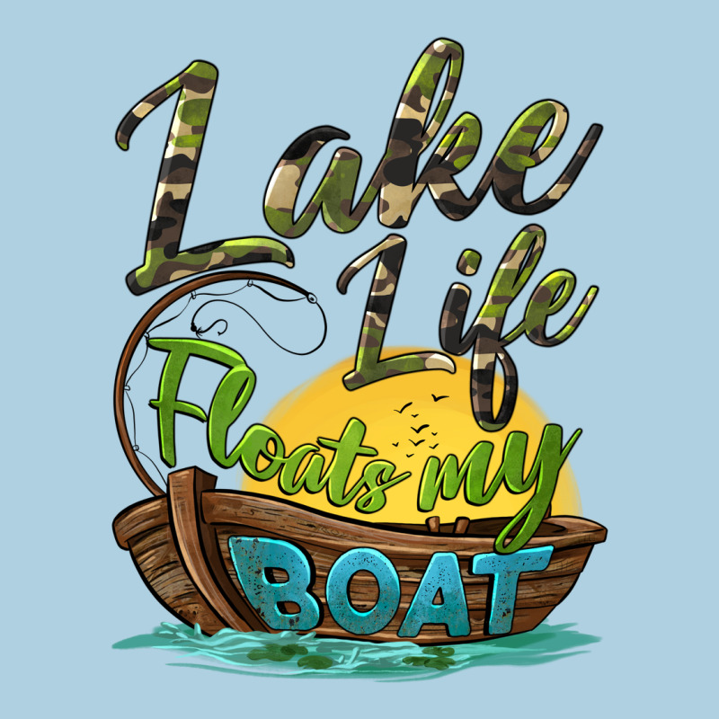 Lake Life Floats My Boat Premium Hoodie by BarkalooDesign | Teevron