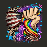 Lgbtq+ And American Flag Heavy Core Tee | Teevron
